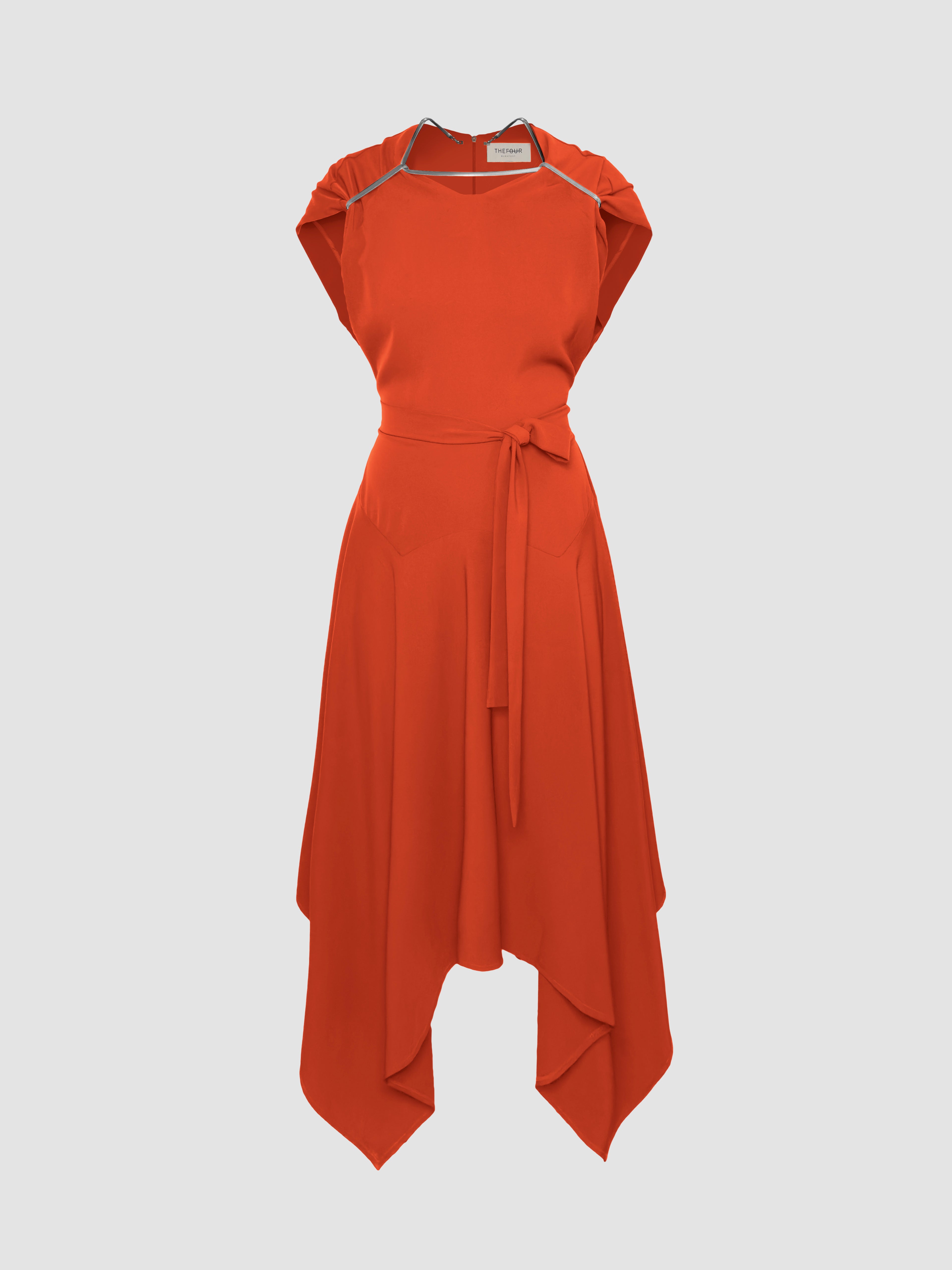 DABRA DRESS - VIVID ORANGE