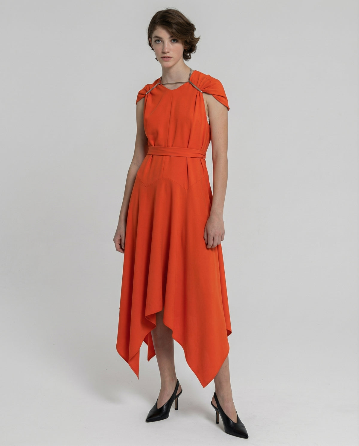 DABRA DRESS - VIVID ORANGE