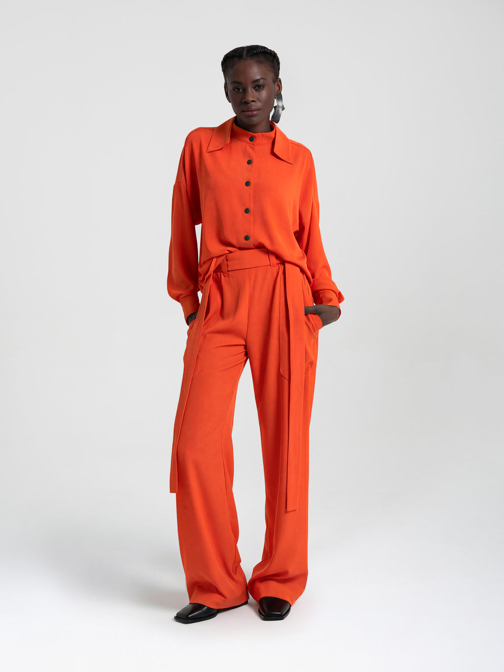 BAND PANTS - VIVID ORANGE