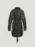DECON SHIRT DRESS - SIGN PRINT-1