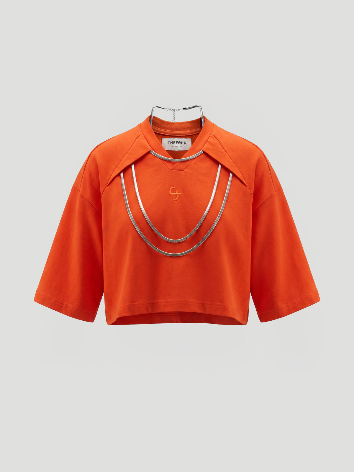 GEAR CROP T-SHIRT - VIVID ORANGE
