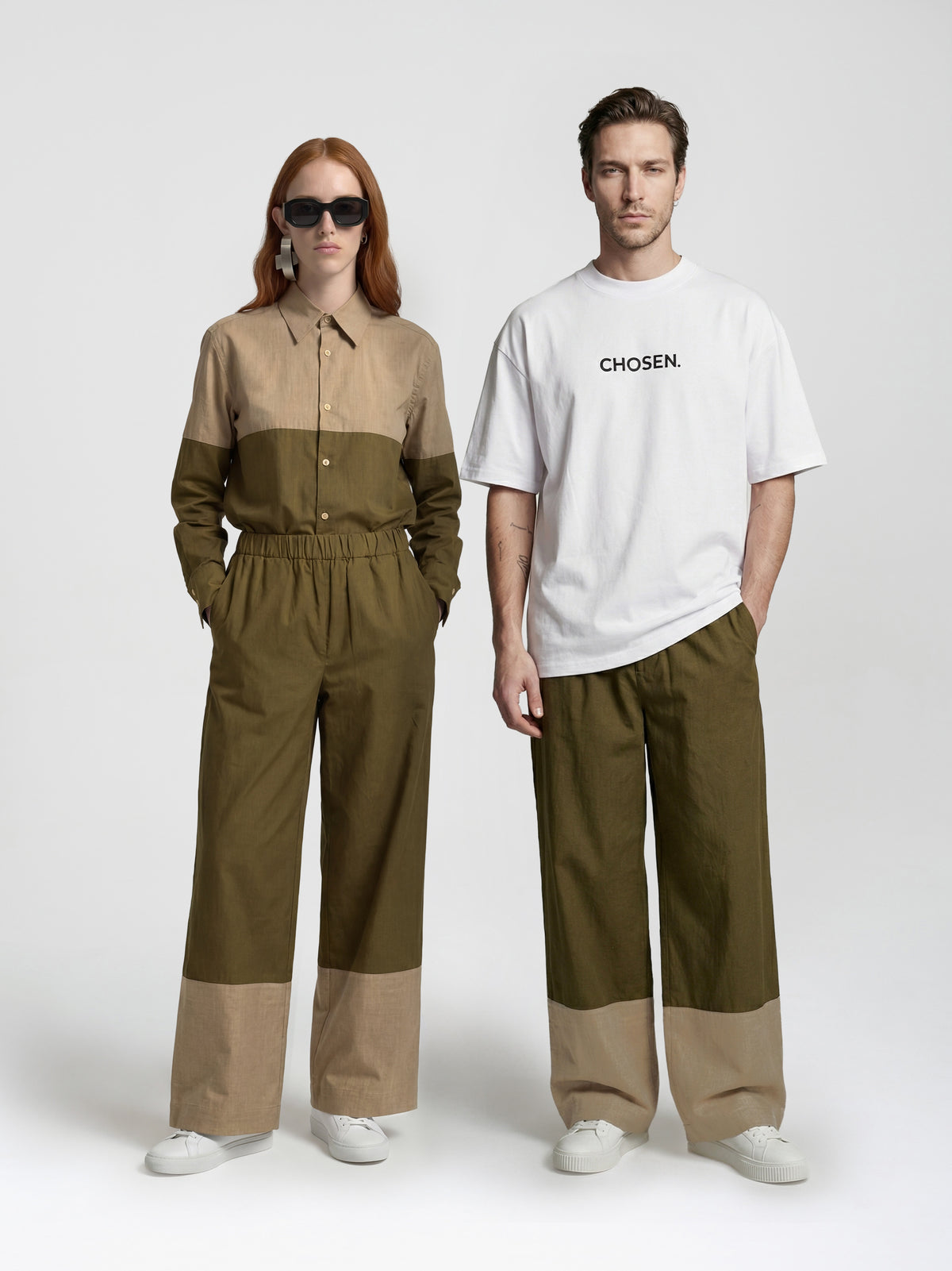 HORIZON PANTS - GREEN TAN