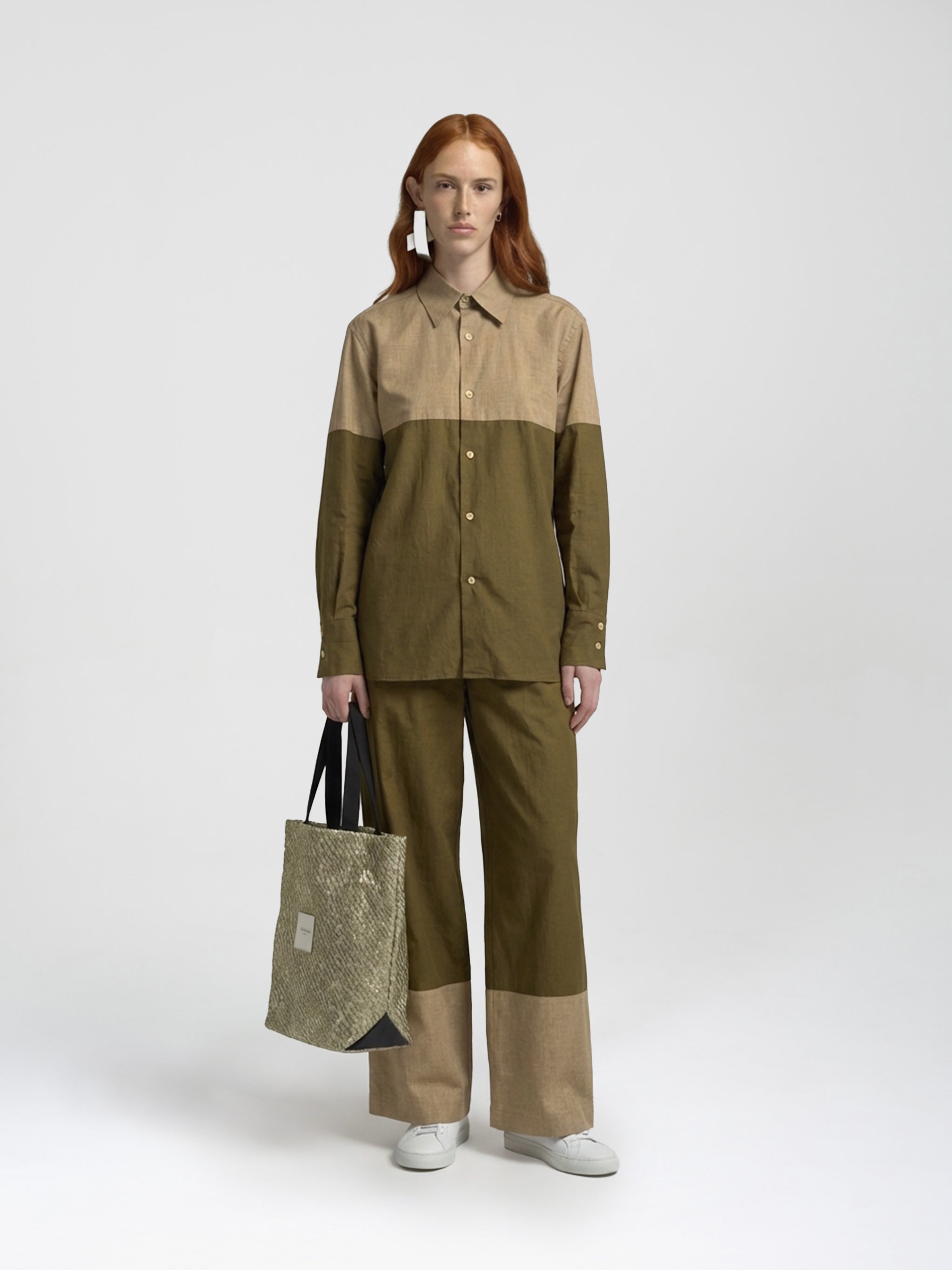 HORIZON PANTS - GREEN TAN