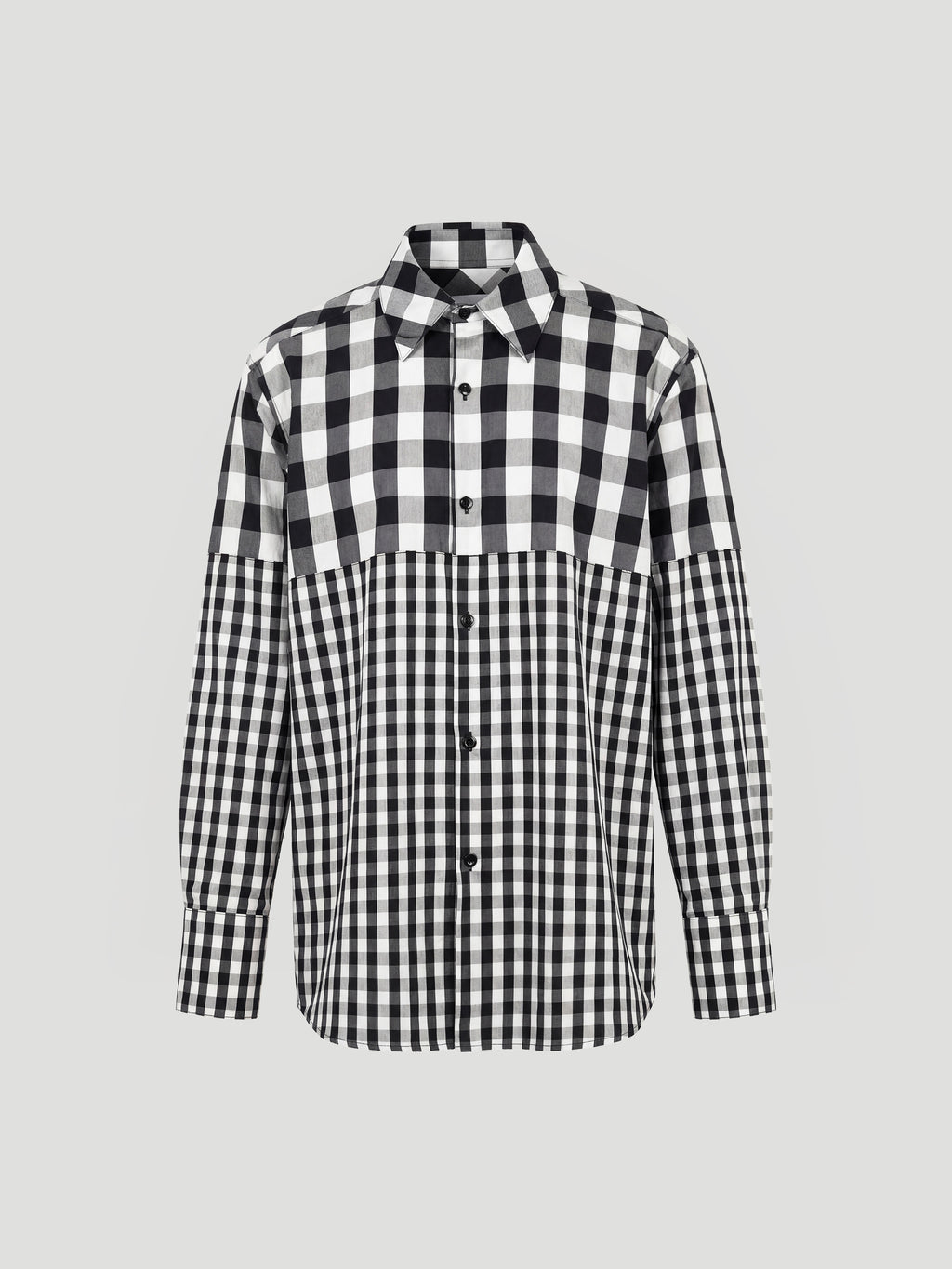HORIZON SHIRT - CHECKED BLACK + WHITE