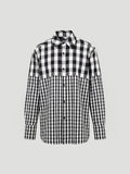 HORIZON SHIRT - CHECKED BLACK + WHITE