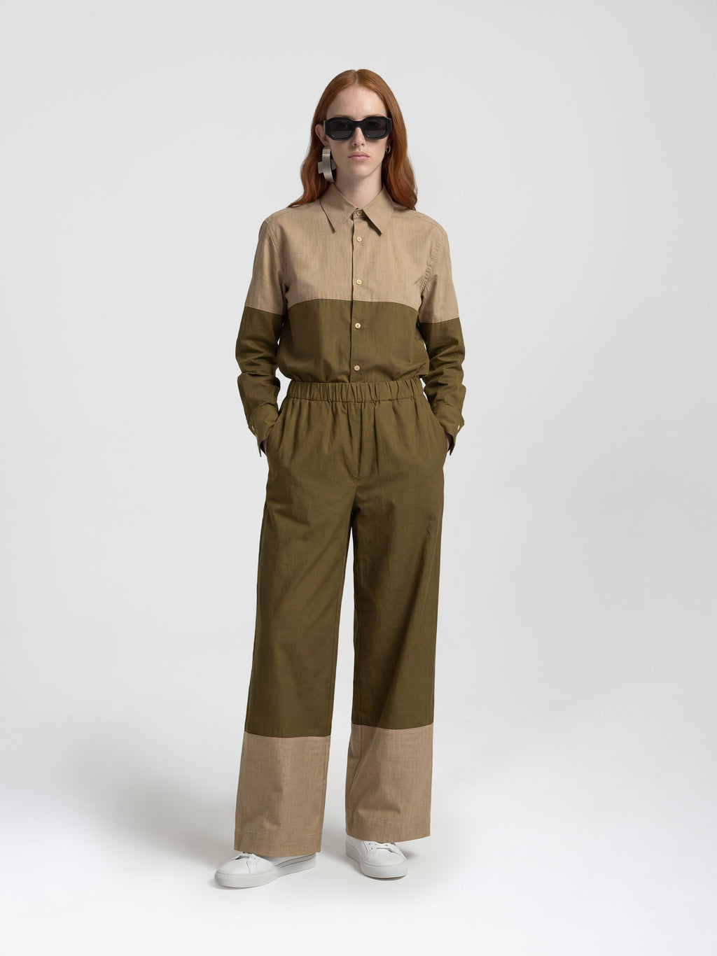 HORIZON PANTS - GREEN TAN