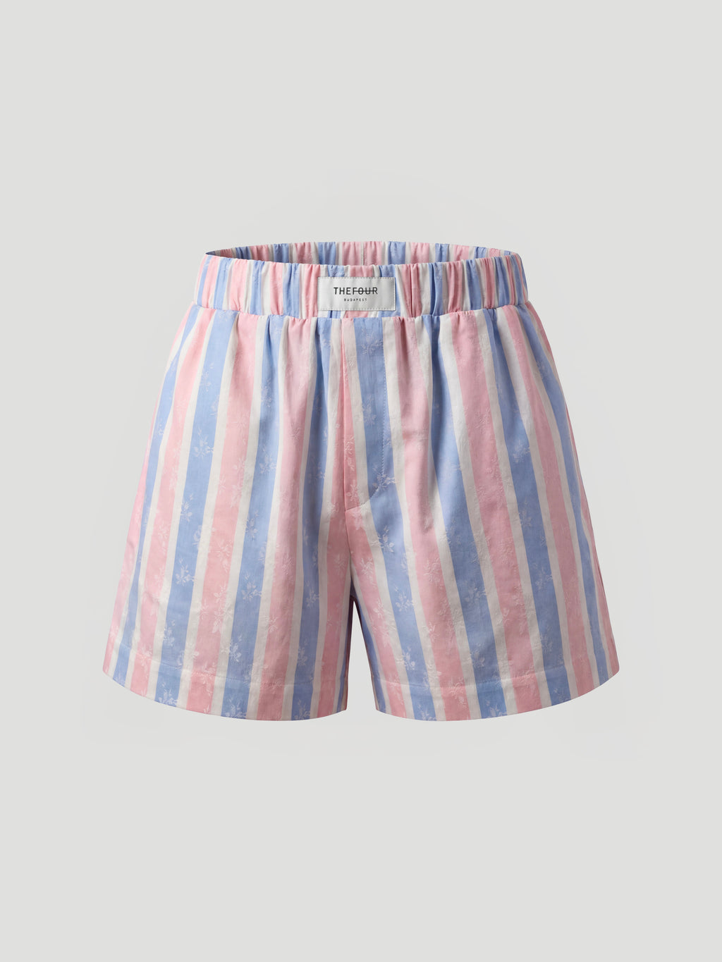 LIDO SHORTS - STRIPED ROSE BLUE