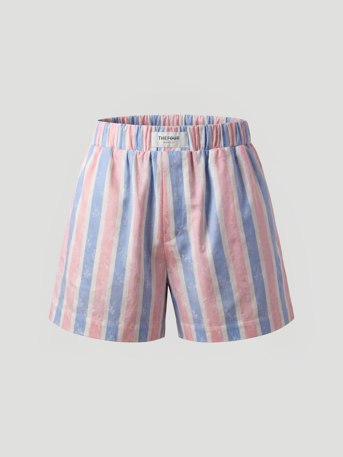 LIDO SHORTS - STRIPED ROSE BLUE