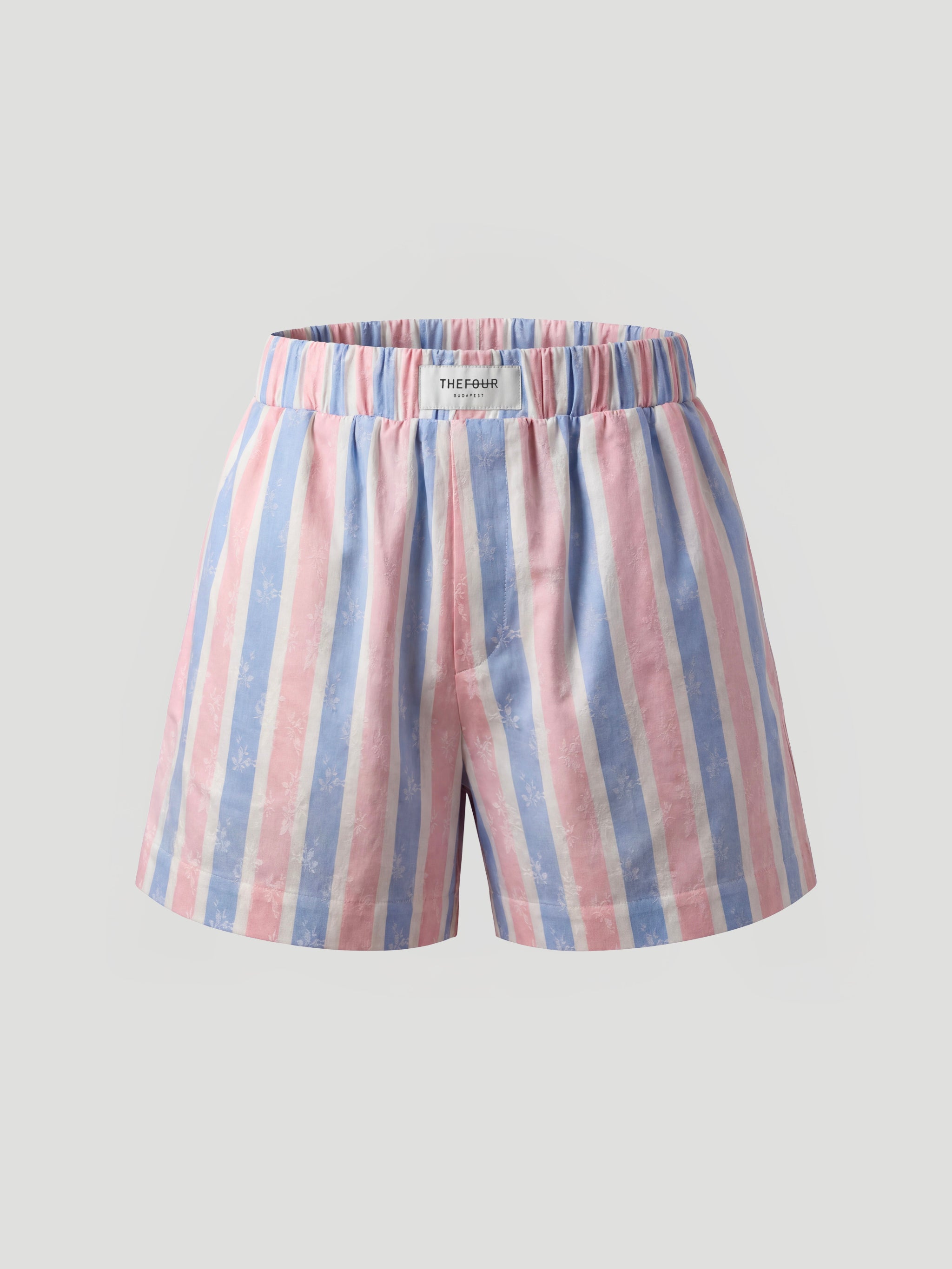 LIDO SHORTS - STRIPED ROSE BLUE