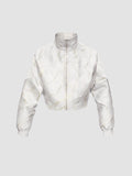 NERA JACKET - JACQUARD-1 WHITE-BEIGE