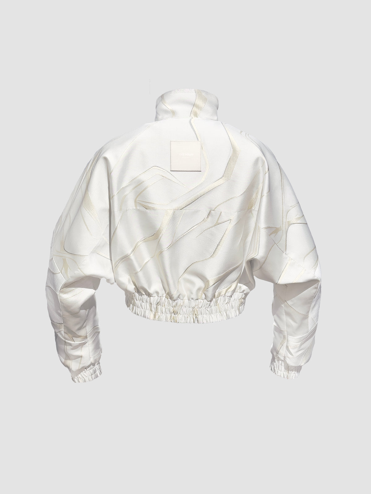 NERA JACKET - JACQUARD-1 WHITE-BEIGE