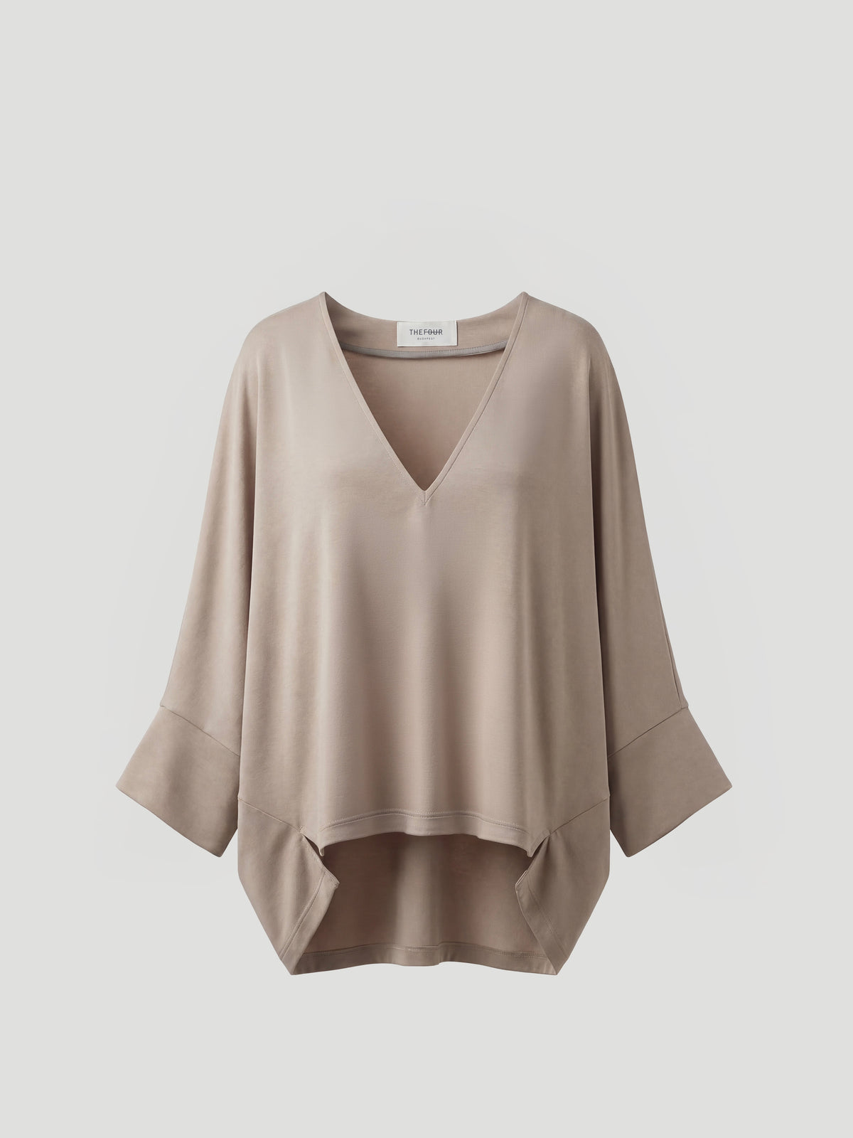 OVIA TOP - LIGHT GREY