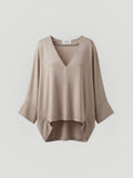 OVIA TOP - LIGHT GREY
