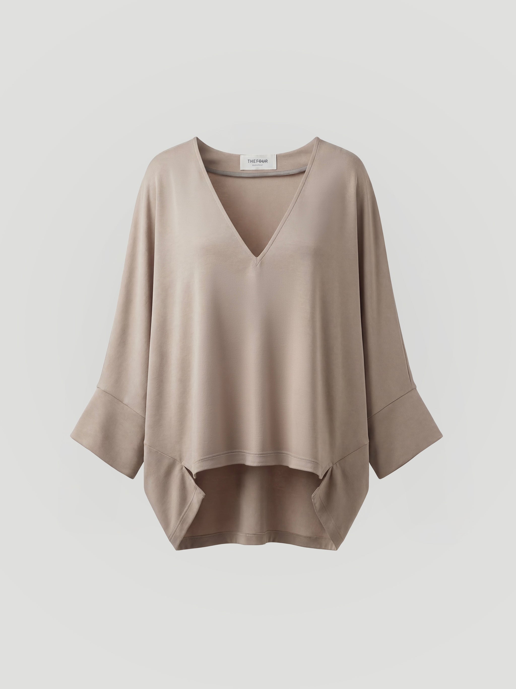 OVIA TOP - LIGHT GREY