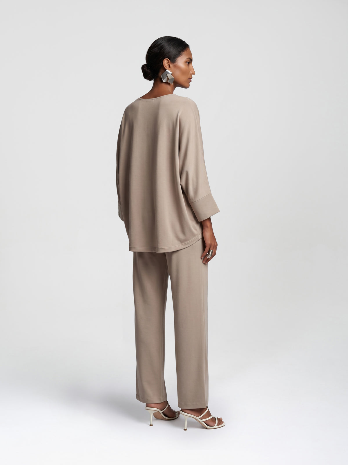 OVIA TOP - LIGHT GREY