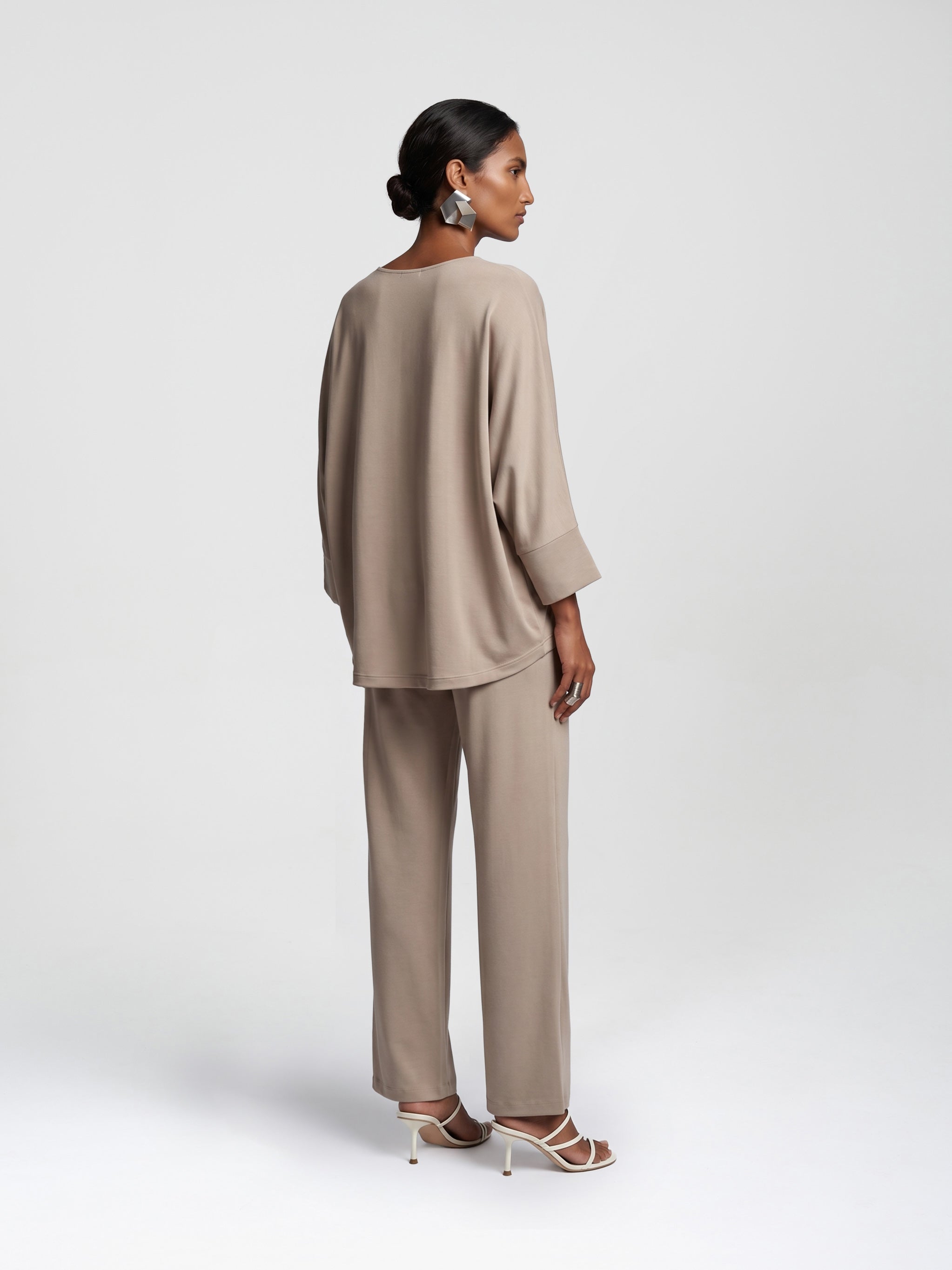 OVIA TOP - LIGHT GREY
