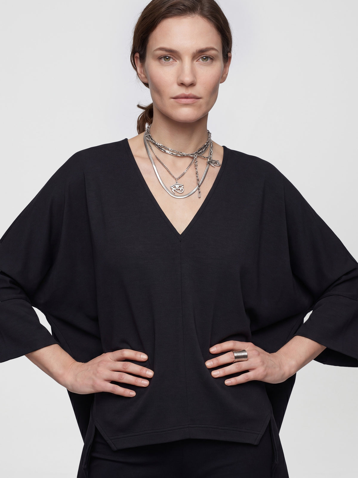 OVIA TOP - RICH BLACK
