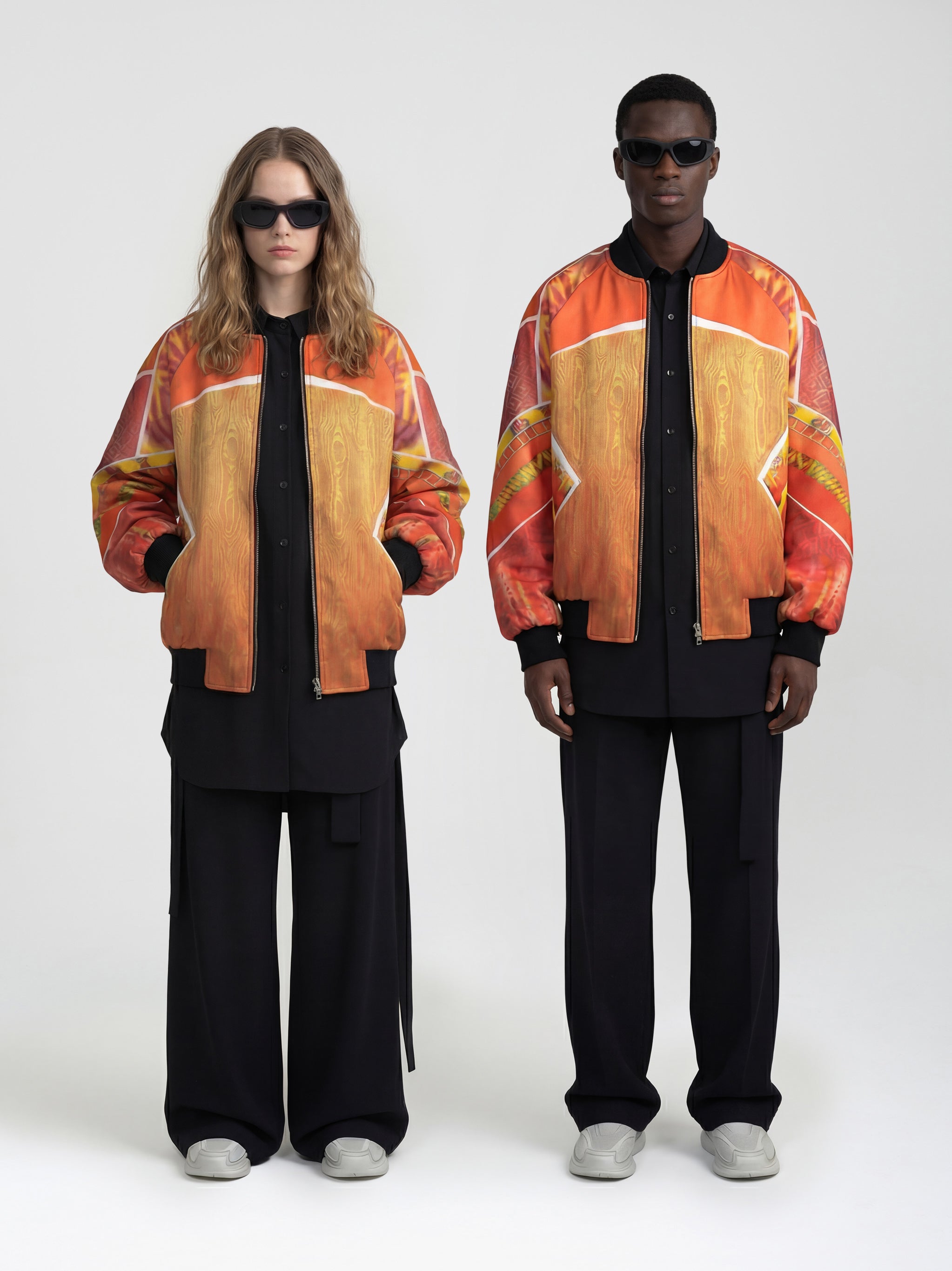 REP ALFA JACKET - WHITE + RED