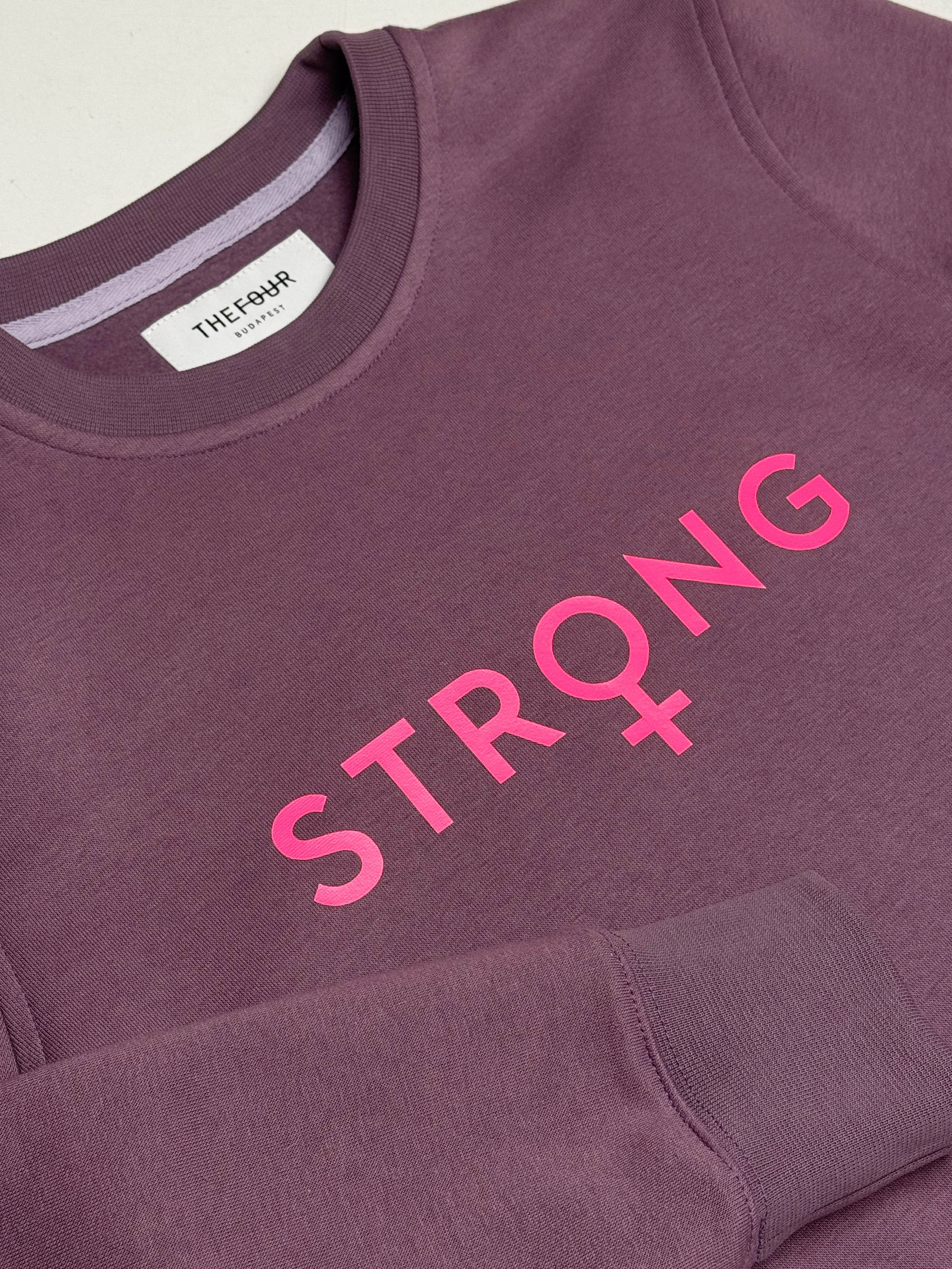STRONG UNITE SWEATSHIRT - PURPLE NEON