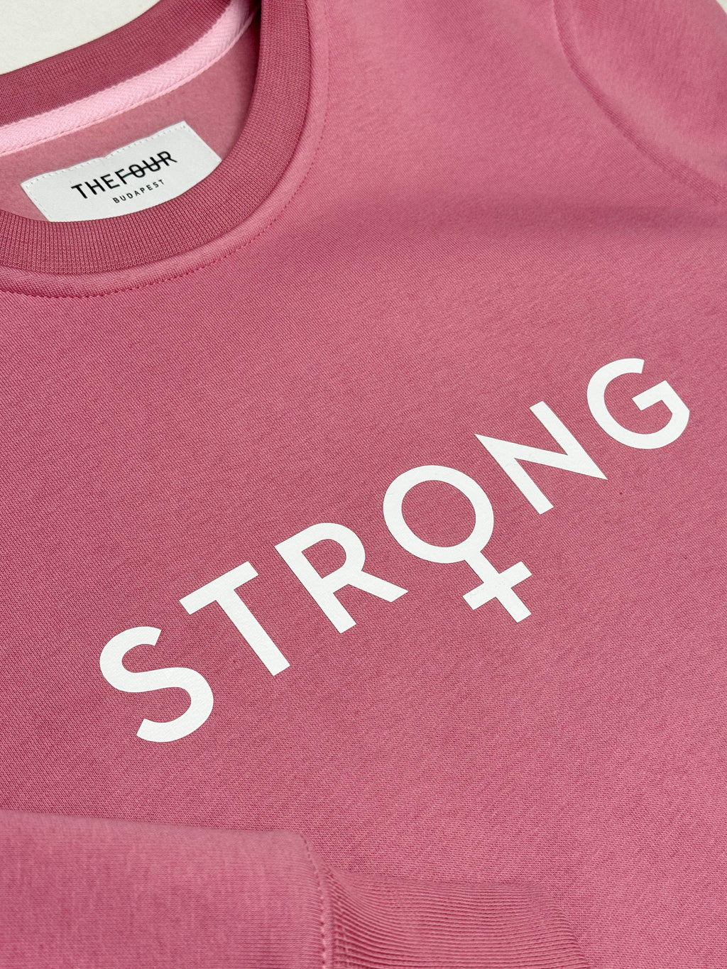STRONG UNITE SWEATSHIRT - ROSE