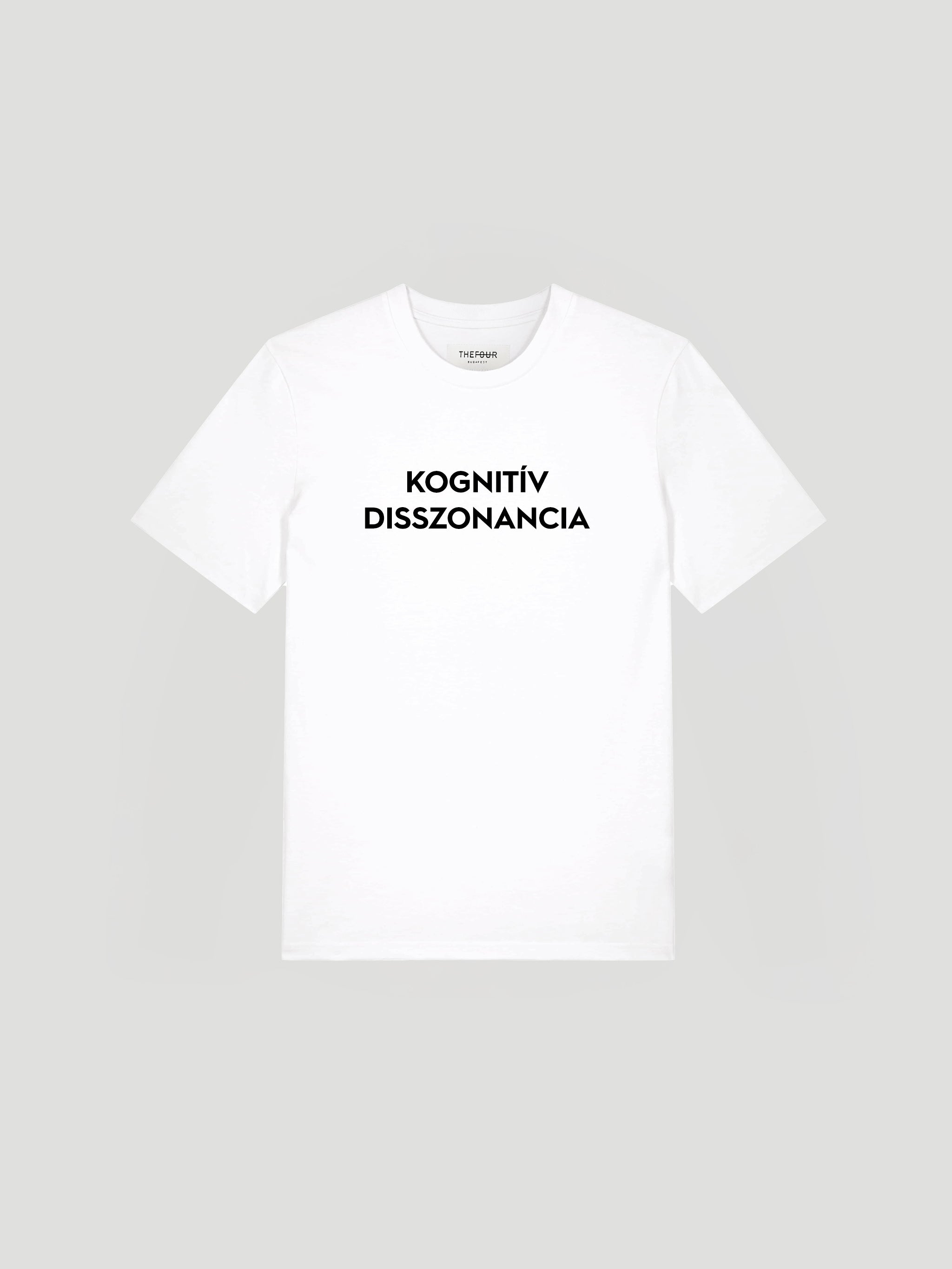 KOGNITÍV DISSZONANCIA BASE T-SHIRT - WHITE