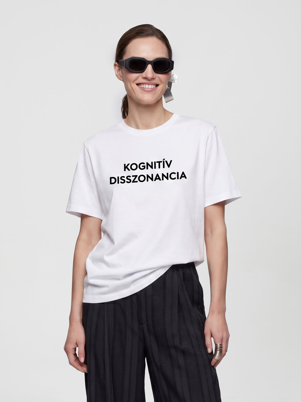 KOGNITÍV DISSZONANCIA BASE T-SHIRT - WHITE