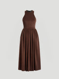 BUFFANT DRESS - BROWN