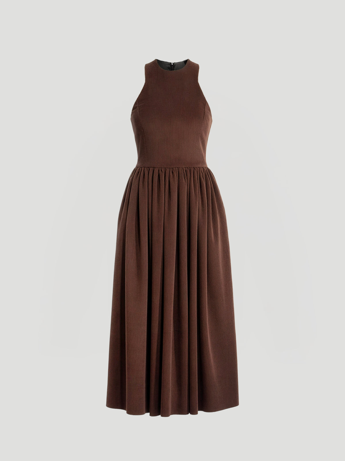 BUFFANT DRESS - BROWN