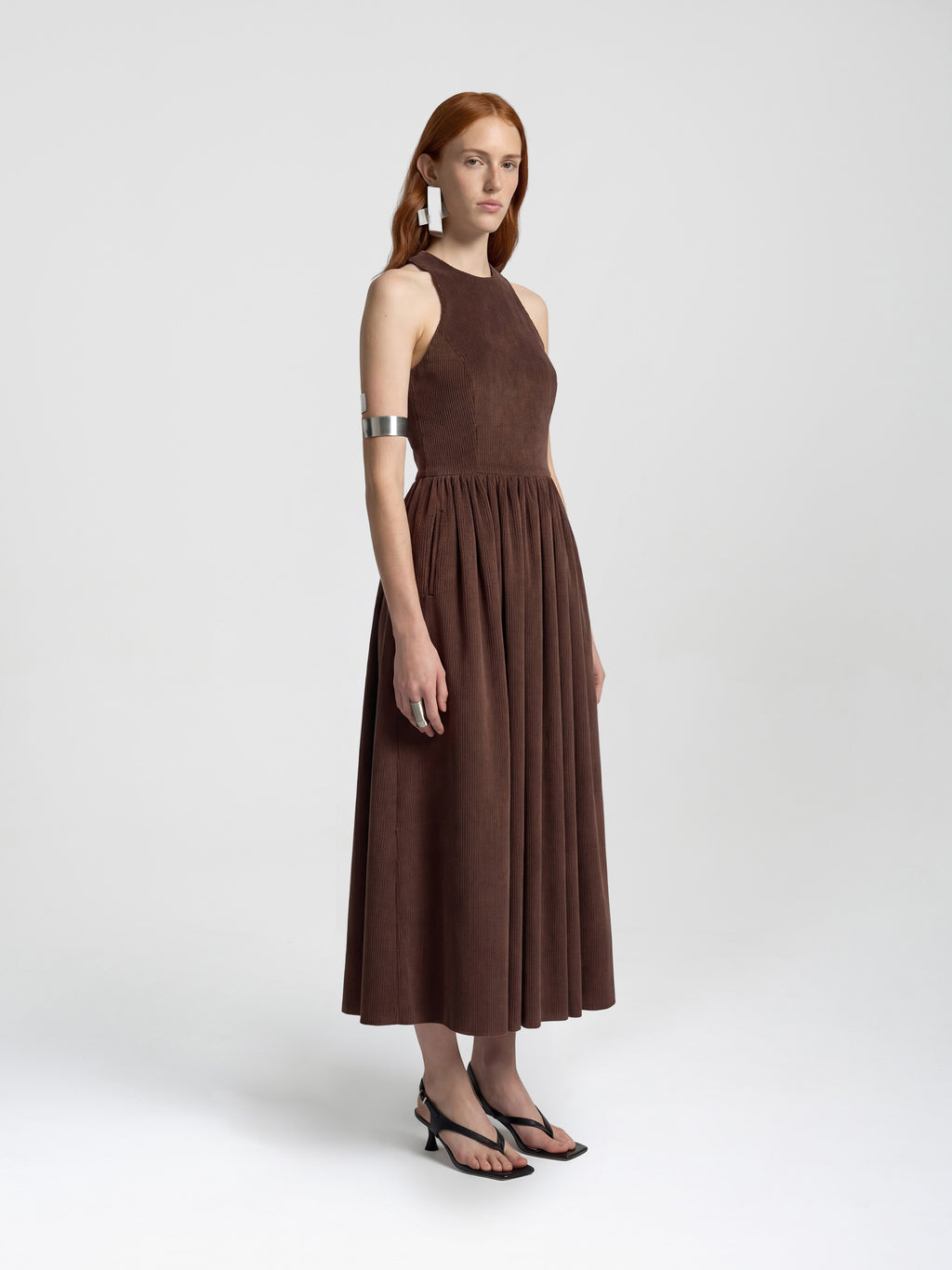 BUFFANT DRESS - BROWN