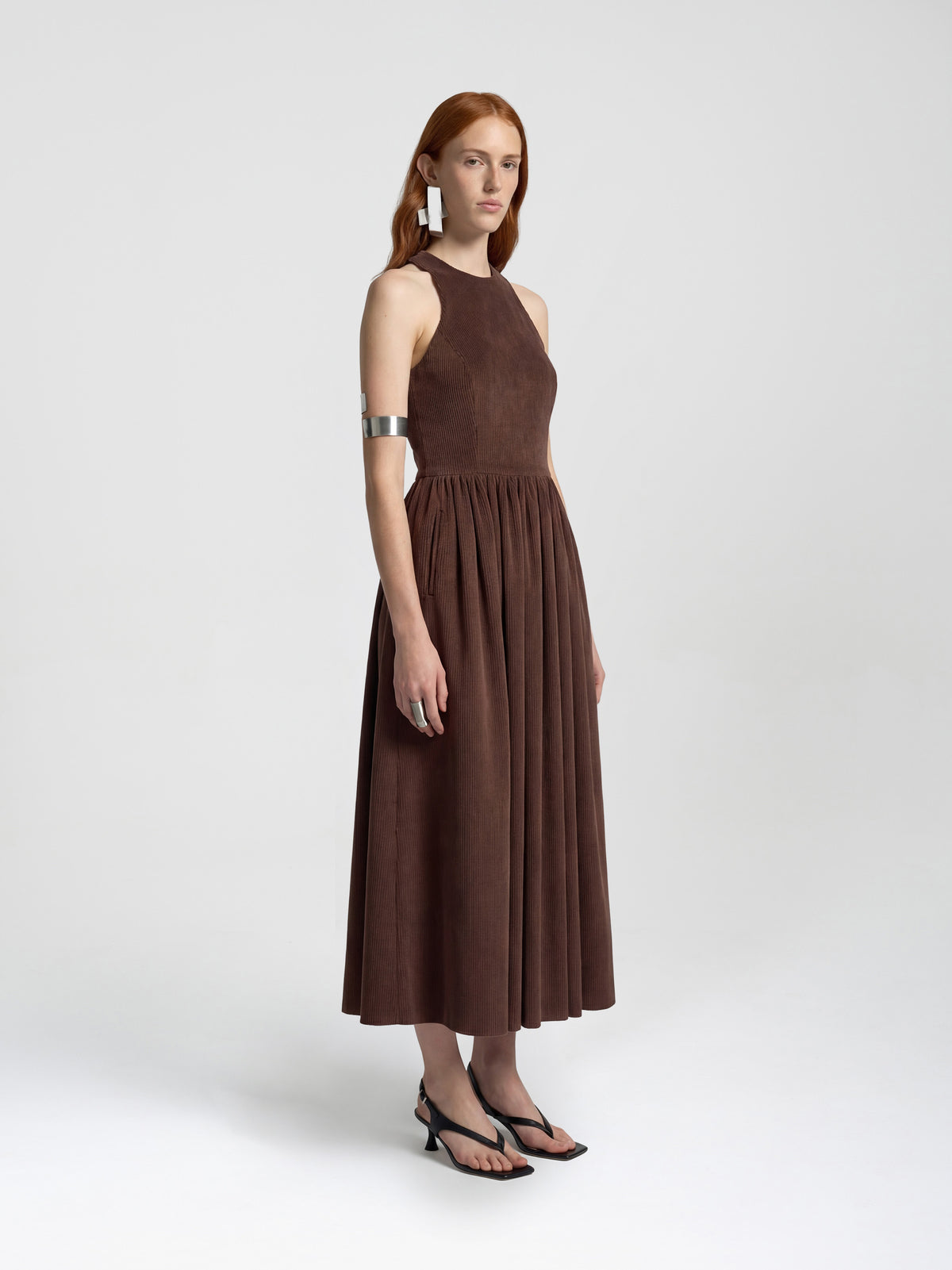 BUFFANT DRESS - BROWN